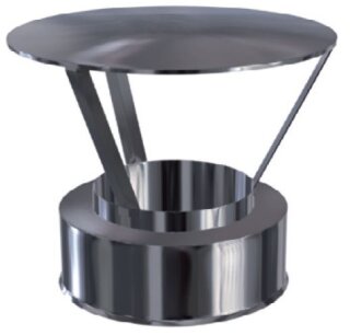 W3G Schornstein Regenhut mit Mündungsabschluss DW 150 mm