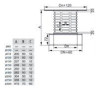 W3G Schornstein Regenhut mit Funkenschutz DW 200 mm