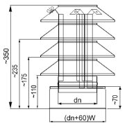 W3G Schornstein Regenhut mit Lamellenkopf DW 113 - 250 mm
