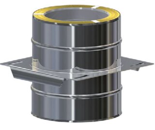 W3G Kaminfuß Grundplatte für Zwischenstütze DW 150 mm