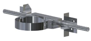 Schornstein Sparrenbefestigung inkl. Wandhalterung 50 mm DW 150 mm