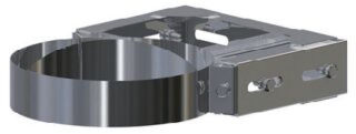 Kamin. - Schornsteinsanierung DN 100 mm Wandabstandshalter verstellbar 118-164 mm