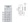 Kamin. - Schornsteinsanierung Wandabstandshalter verstellbar DN 180 mm 122-169 mm