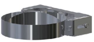 Kamin. - Schornsteinsanierung Wandabstandshalter verstellbar DN 250 mm 87-120 mm