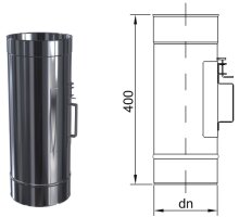 W3G Schornsteinsanierung Längenelement mit Reinigung DN 100 mm