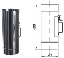 W3G Schornsteinsanierung Längenelement mit Reinigung DN 180 mm