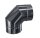 Winkel / Bogen DW 113 90 Grad mit Reinigung 0,6 mm schmales Klemmband