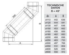 Winkel / Bögen DW 150 45 Grad 0,6 mm breites Klemmband