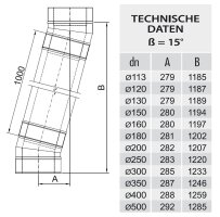 Winkel / Bögen DW 180 15 Grad 0,5 mm schmales Klemmband