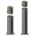 Edelstahlschornstein DW Standfuß inkl. Kondensatablauf kürzbar DW 150 mm 1000 mm 0,6 mm breites Klemmband