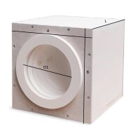 Brandschutz Wanddurchführung DW 180 Universal L340 mm